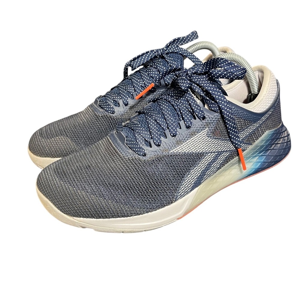 Reebok CrossFit Nano 9 Womens 9.5 Navy Blue Training‎ Lifting Shoes FV5503